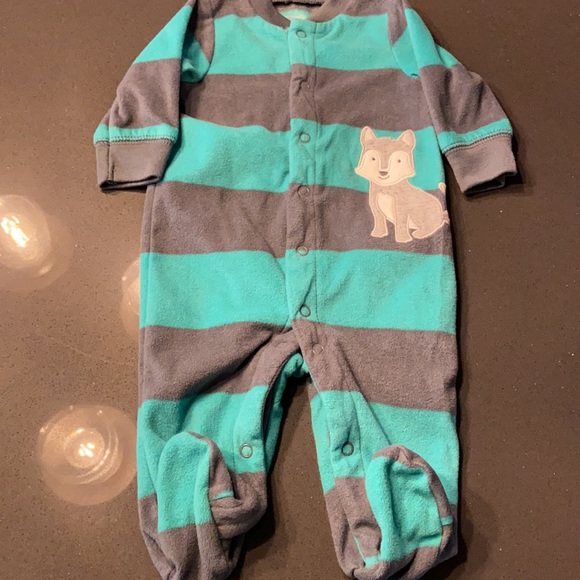 Carter’s Fleece Pajama Bundle (Button and Zippers) 3 Month - Picture 12 of 15